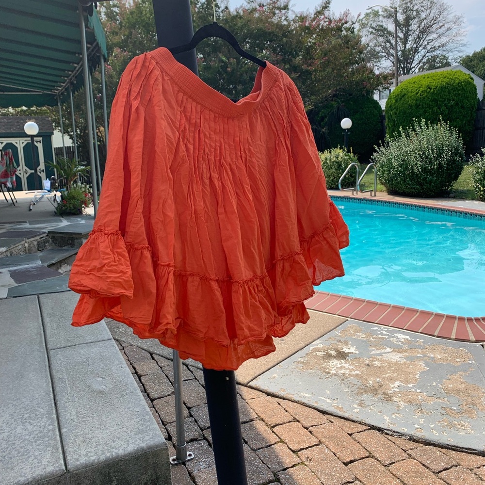 GAP Bright pumpkin orange skirt